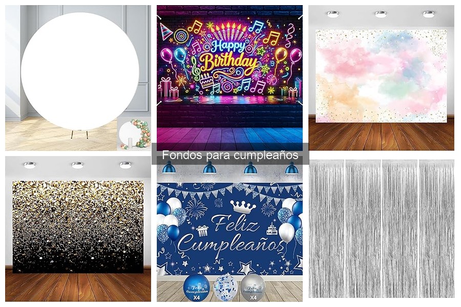 Fondos de cumpleaños más populares en Amazon