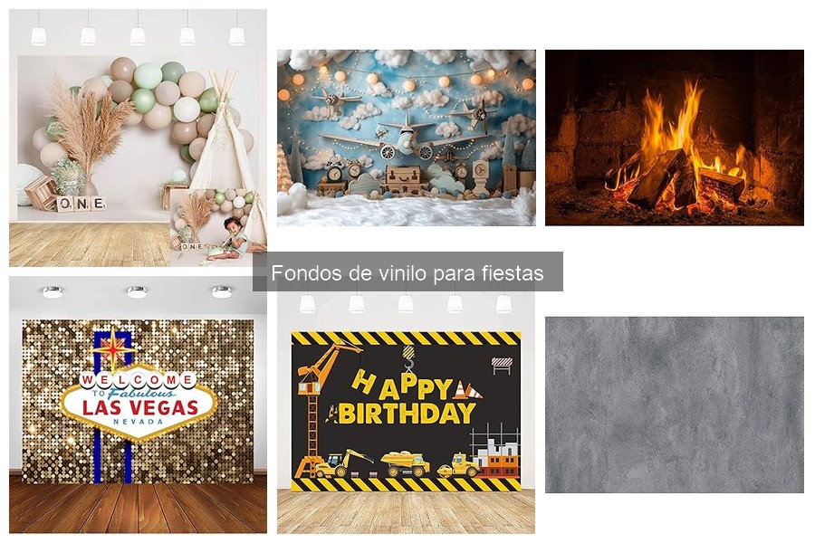 Fondos de vinilo para fiestas: características y aplicaciones