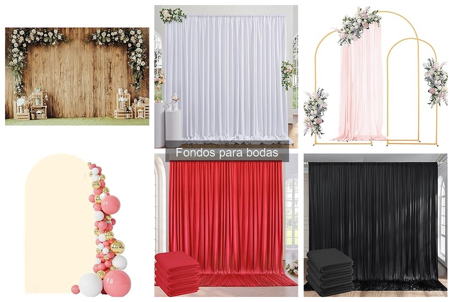 Fondos para bodas: Mejores sitios para comprar online