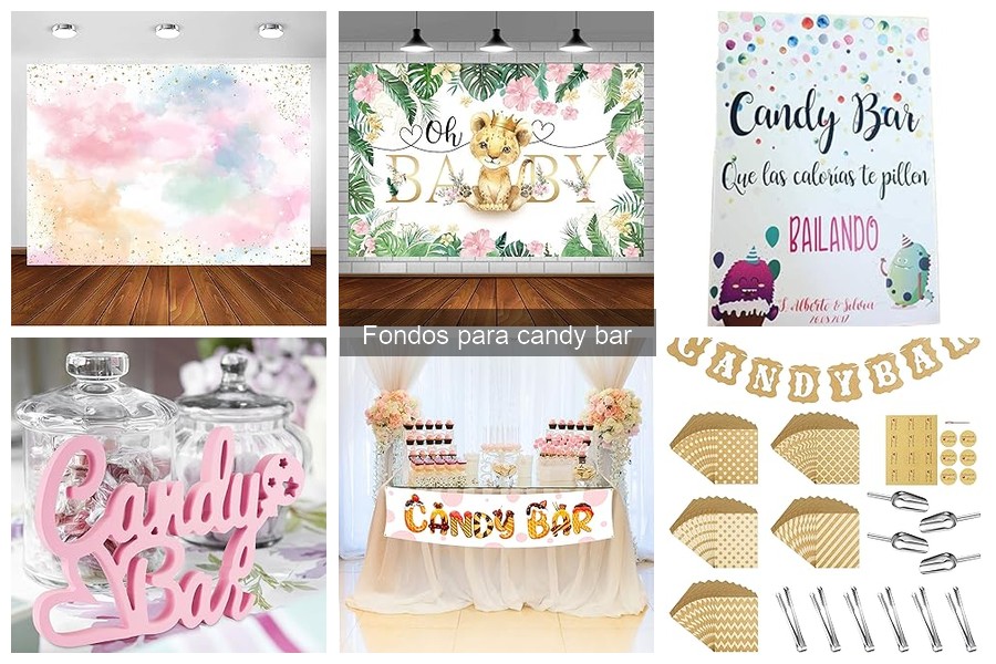Fondos para Candy Bar Sin Daños en las Paredes