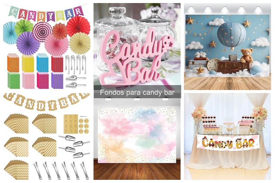 Fondos para Candy Bar: Tendencias 2023 en Decoración