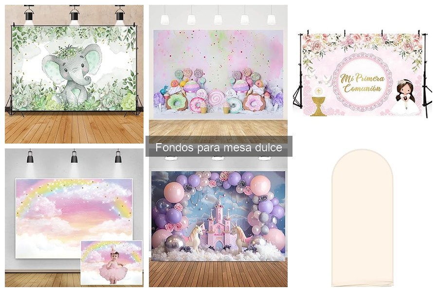 Fondos para mesas dulces: cómo elegir según la ocasión