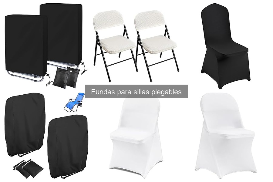 Fundas para sillas plegables en bodas y cumpleaños
