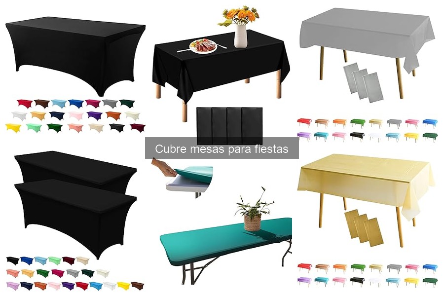 Guía de compra de cubre mesas para fiestas y eventos