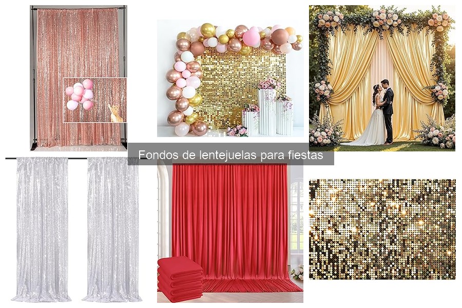 Guía de compra de fondos de lentejuelas para eventos