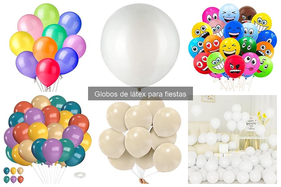 Guía de compra de globos de látex para tus fiestas