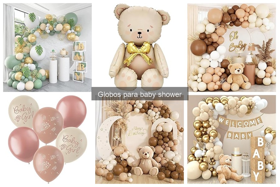 Guía de compra de globos para baby shower: consejos esenciales