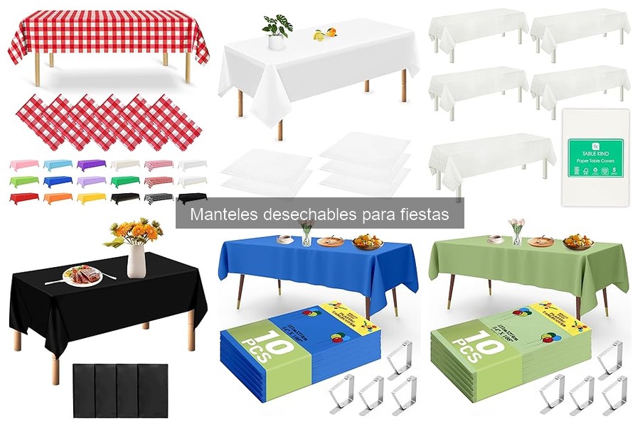Guía de Compra de Manteles Desechables para Fiestas