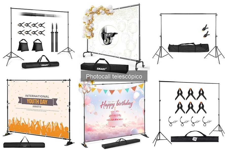 Guía de compra de photocalls telescópicos: características a considerar