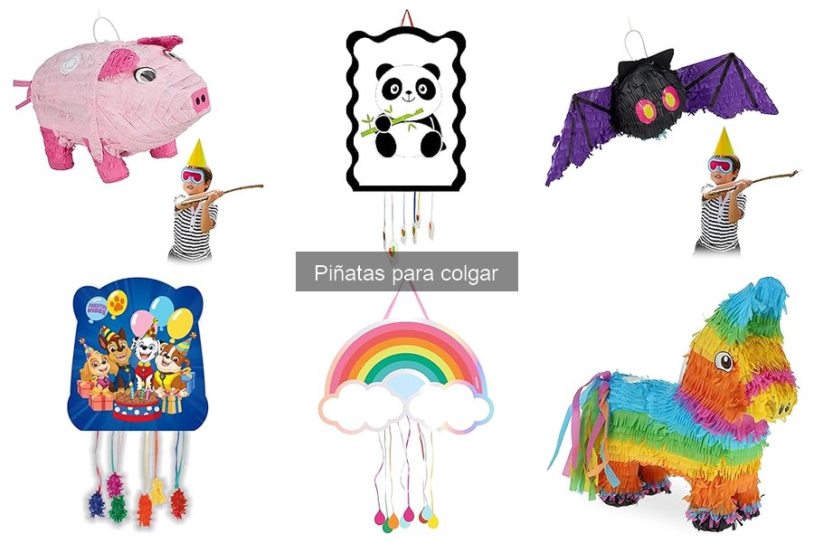 Guía de compra de piñatas para colgar en fiestas infantiles
