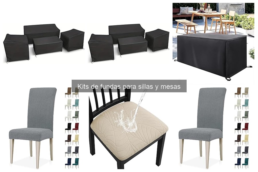 Guía de compra: Kits de fundas para sillas y mesas