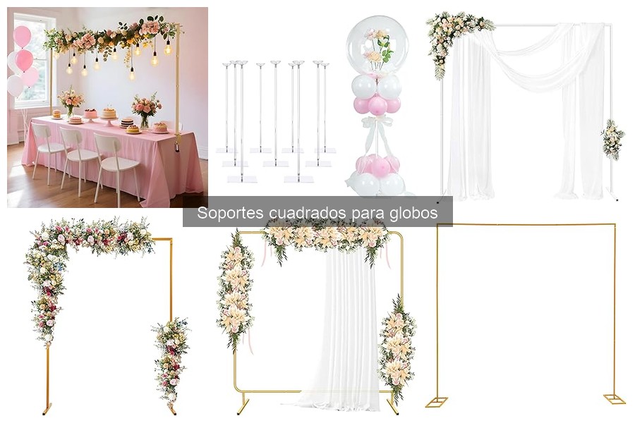 Guía de Mantenimiento para Soportes Cuadrados de Globos