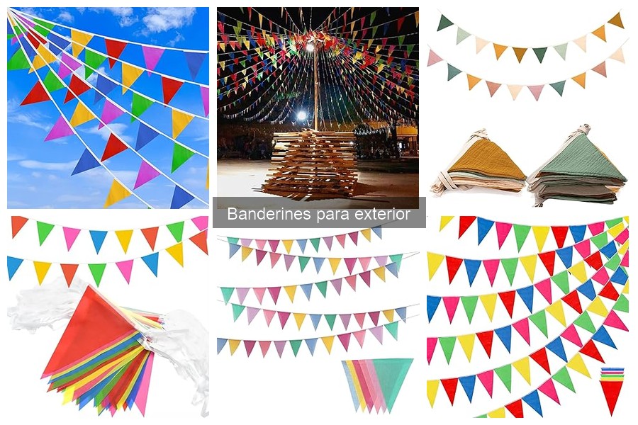 Guía para Elegir Banderines para Exterior en tu Evento