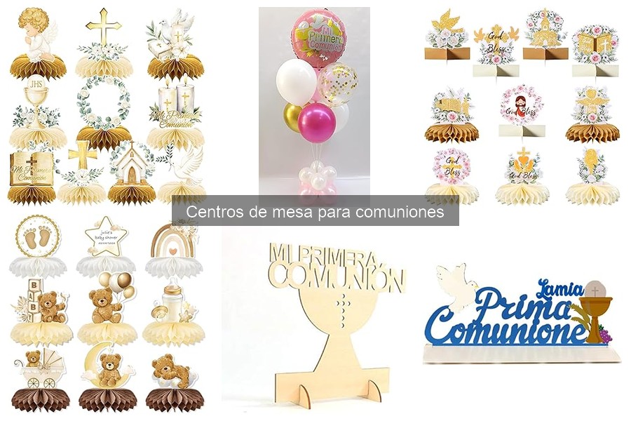 Guía para Elegir Centros de Mesa para Comuniones