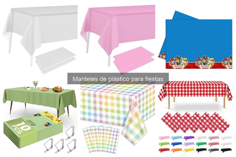 Guía para elegir el mantel de plástico ideal para fiestas