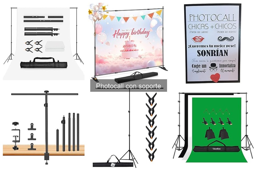 Guía para elegir el mejor photocall con soporte para eventos