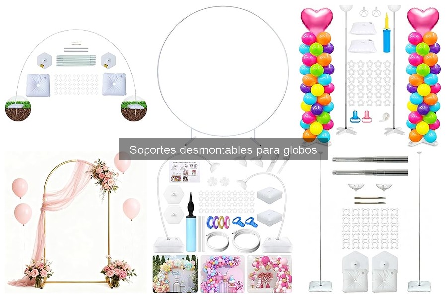 Guía para elegir el soporte desmontable perfecto para globos