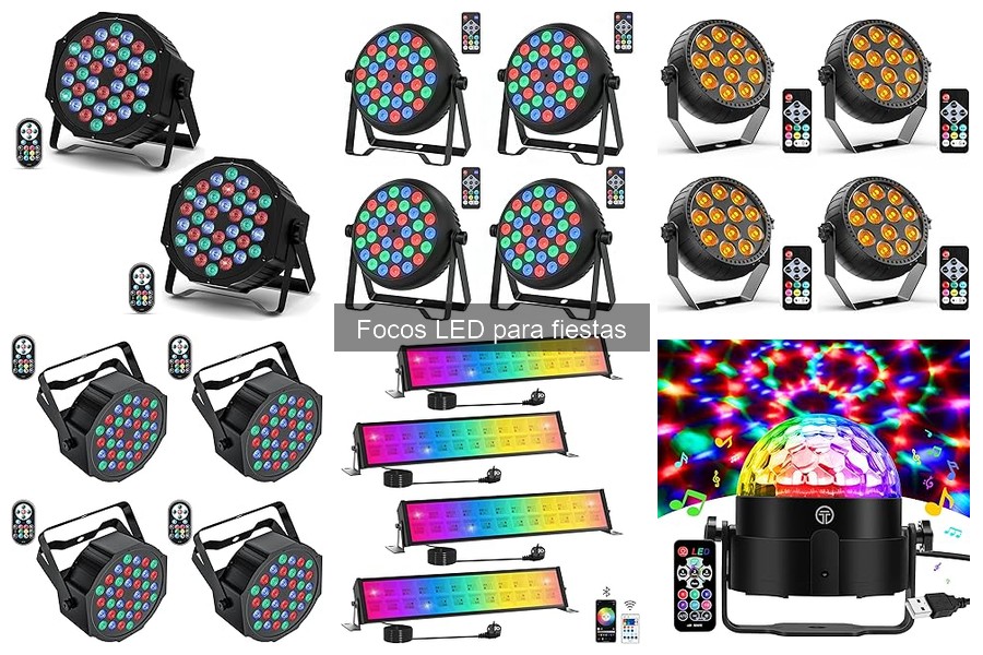 Guía para elegir focos LED según el tipo de evento