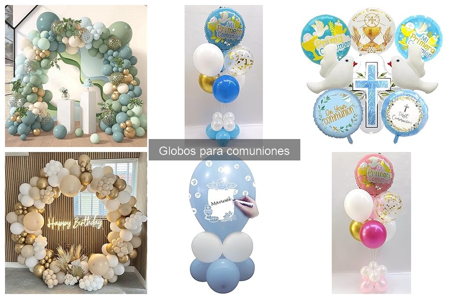 Guía para Elegir Globos Perfectos para Comuniones