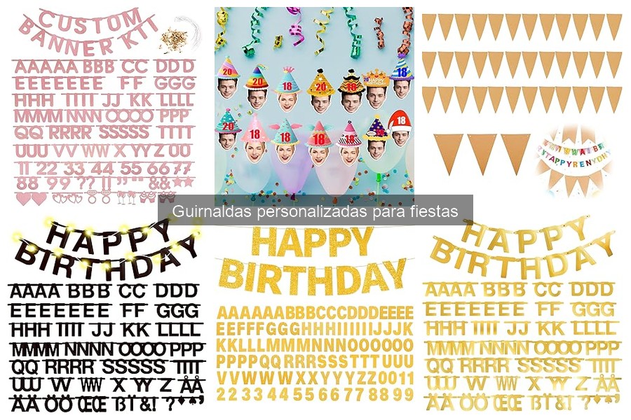 Guía para elegir guirnaldas personalizadas para fiestas