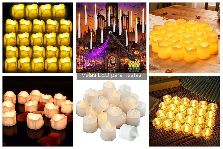 Guía para elegir las mejores velas LED para fiestas temáticas