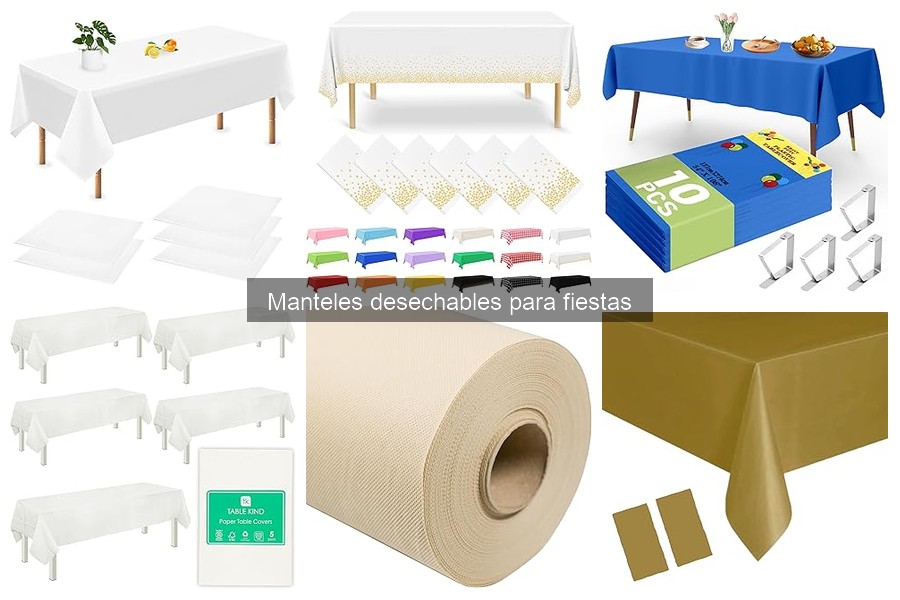 Guía para elegir manteles desechables para fiestas