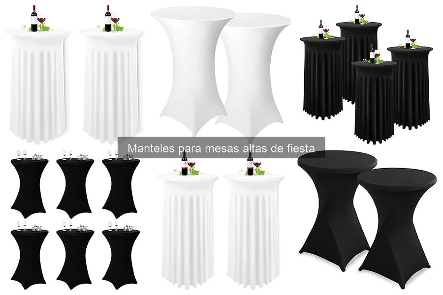 Guía para elegir manteles para mesas altas en fiestas