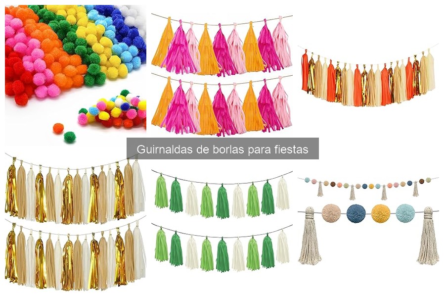 Guirnaldas de Borlas: ¿Qué son y cómo se utilizan?