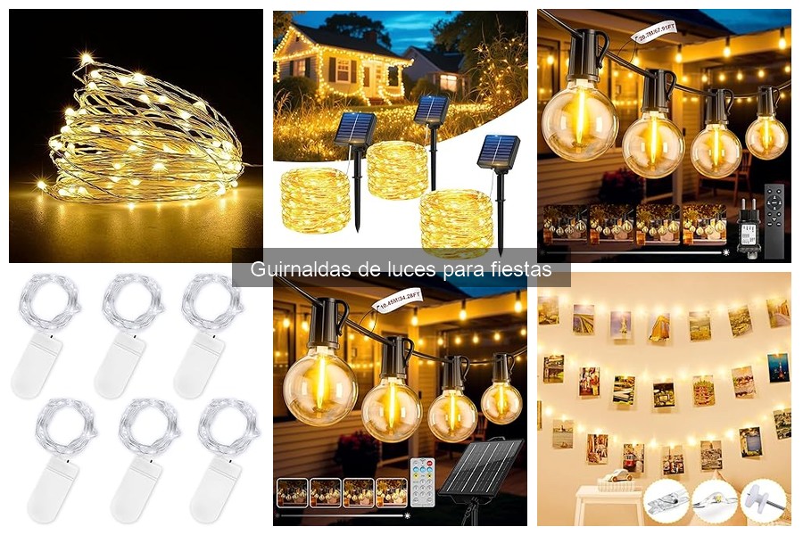 Guirnaldas de luces para fiestas: ¿Qué son y cómo se usan?