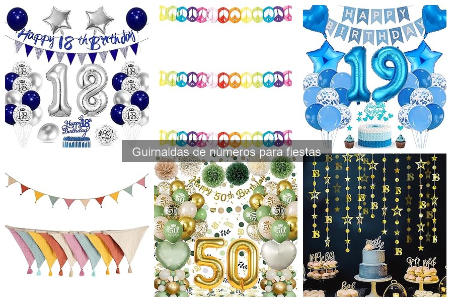 Guirnaldas de Números para Fiestas: ¿Qué Son y Cómo Usarlas?