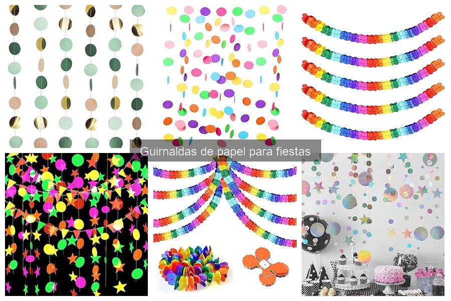 Guirnaldas de papel: qué son y cómo utilizarlas en fiestas