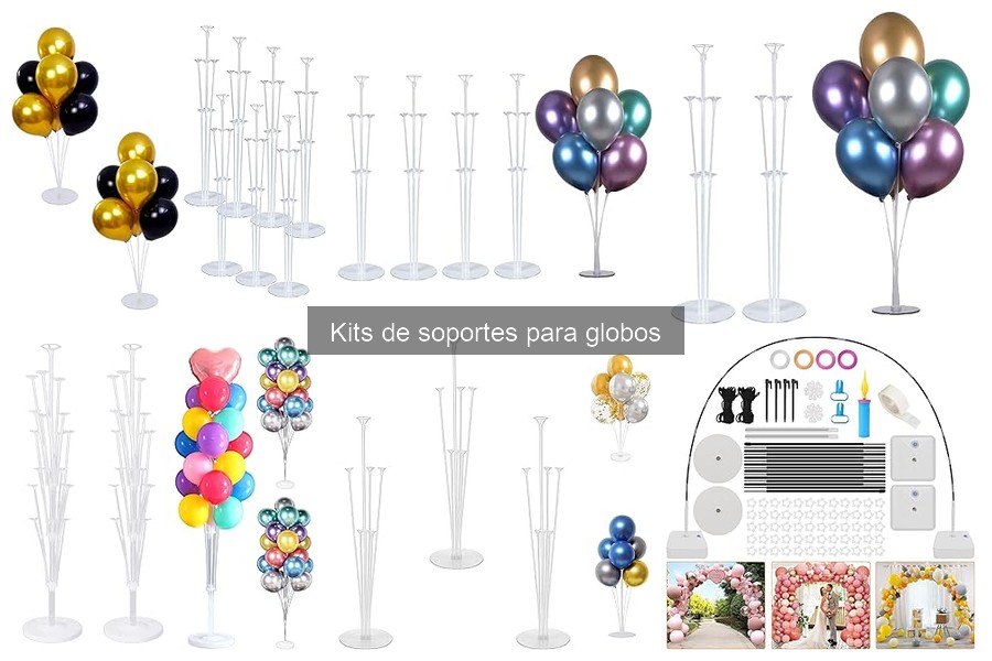 Ideas creativas con kits de soportes para globos en fiestas