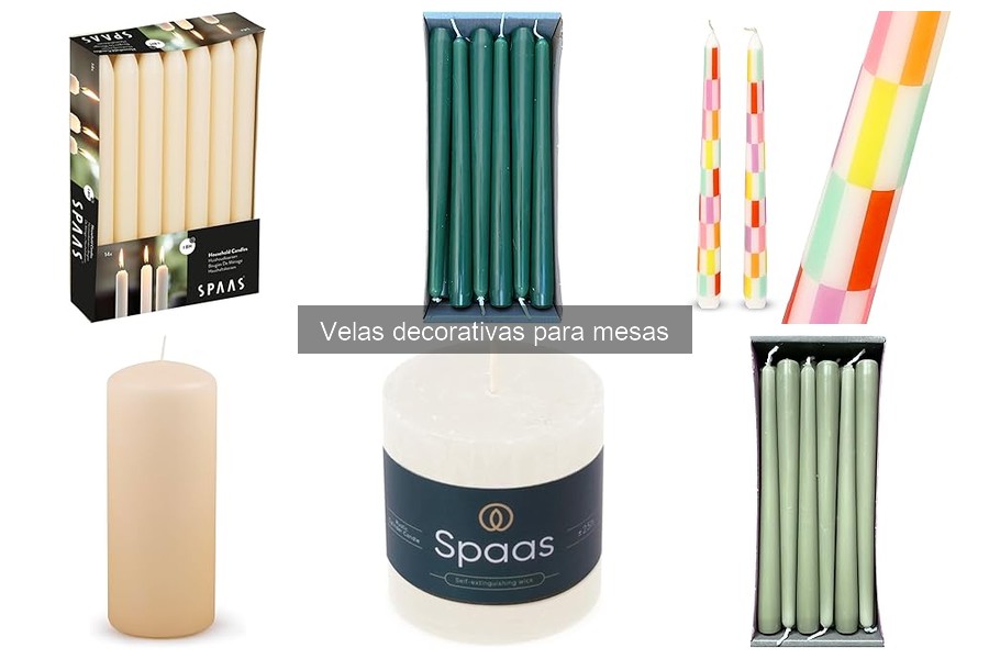 Ideas creativas de decoración con velas para mesas