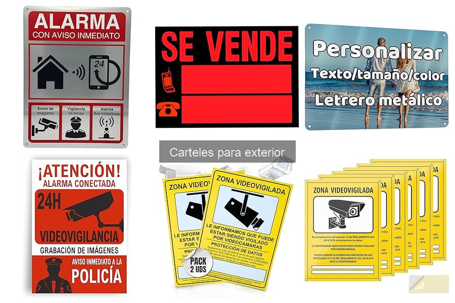Ideas creativas para carteles de exterior que inspiran