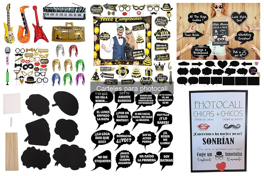 Ideas creativas para carteles de photocall en bodas
