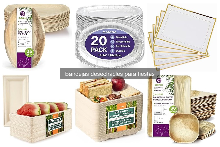 Ideas creativas para decorar bandejas desechables en fiestas