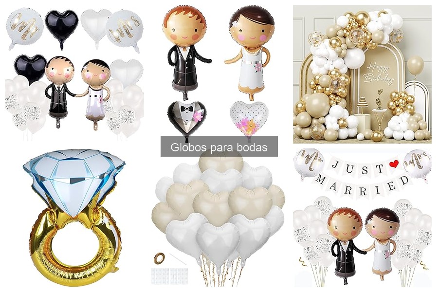 Ideas creativas para decorar bodas con globos