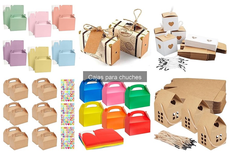 Ideas creativas para decorar cajas para chuches