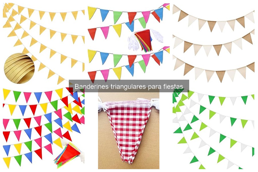 Ideas creativas para decorar con banderines triangulares