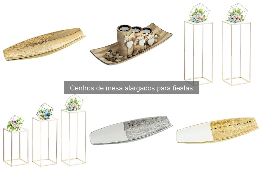 Ideas creativas para decorar con centros de mesa alargados