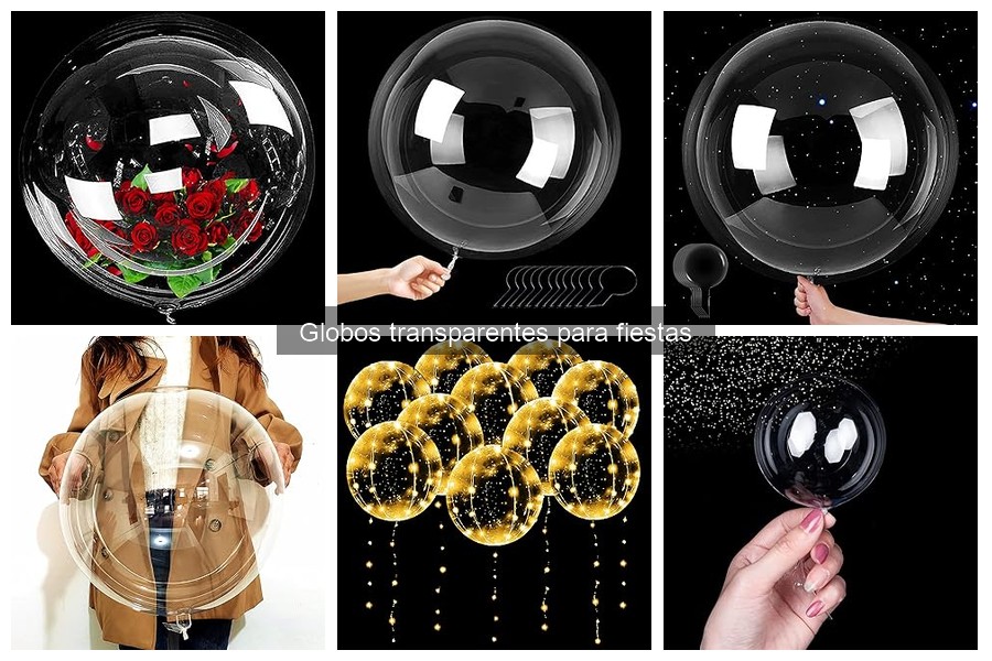 Ideas creativas para decorar con globos transparentes