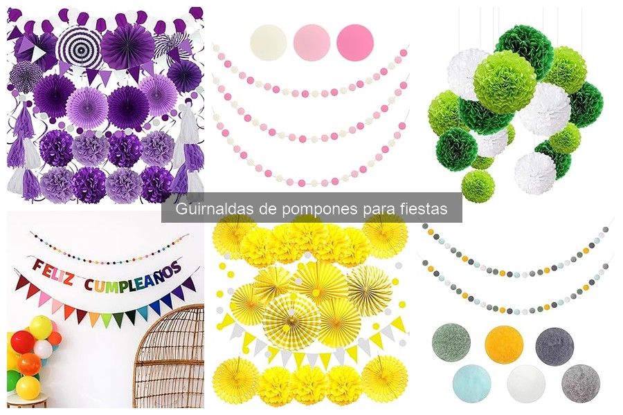 Ideas Creativas para Decorar con Guirnaldas de Pompones
