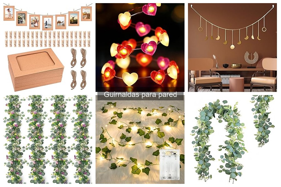 Ideas creativas para decorar con guirnaldas para pared