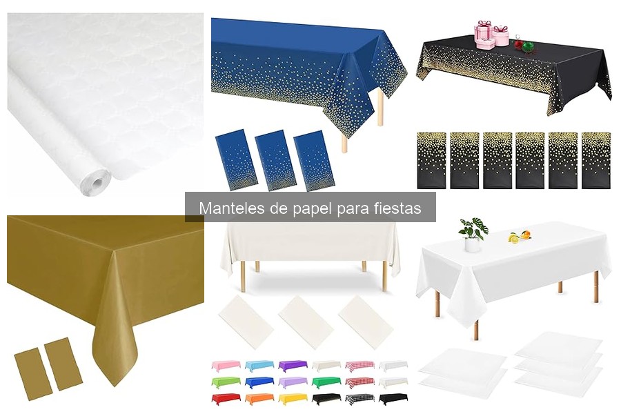 Ideas creativas para decorar con manteles de papel