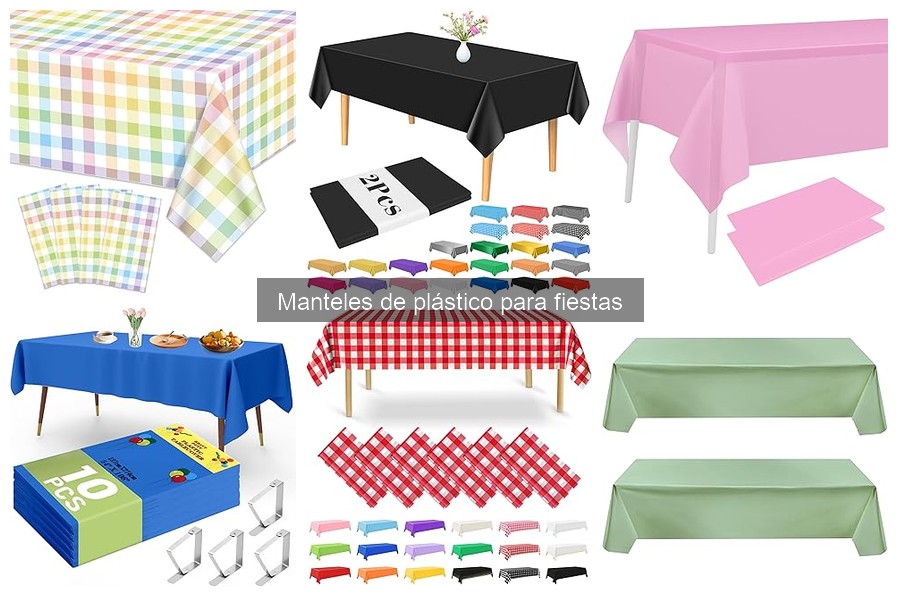 Ideas Creativas para Decorar con Manteles de Plástico