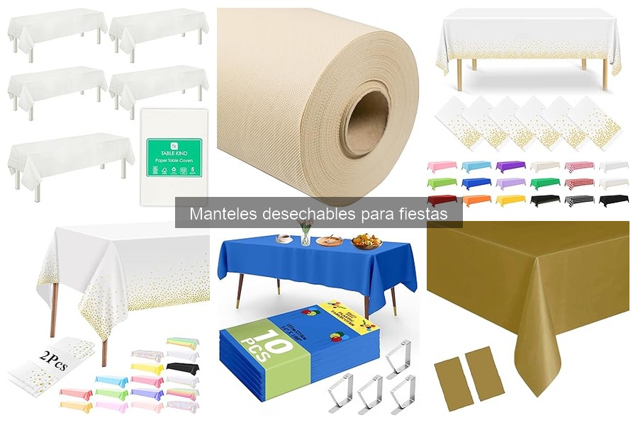 Ideas Creativas para Decorar con Manteles Desechables