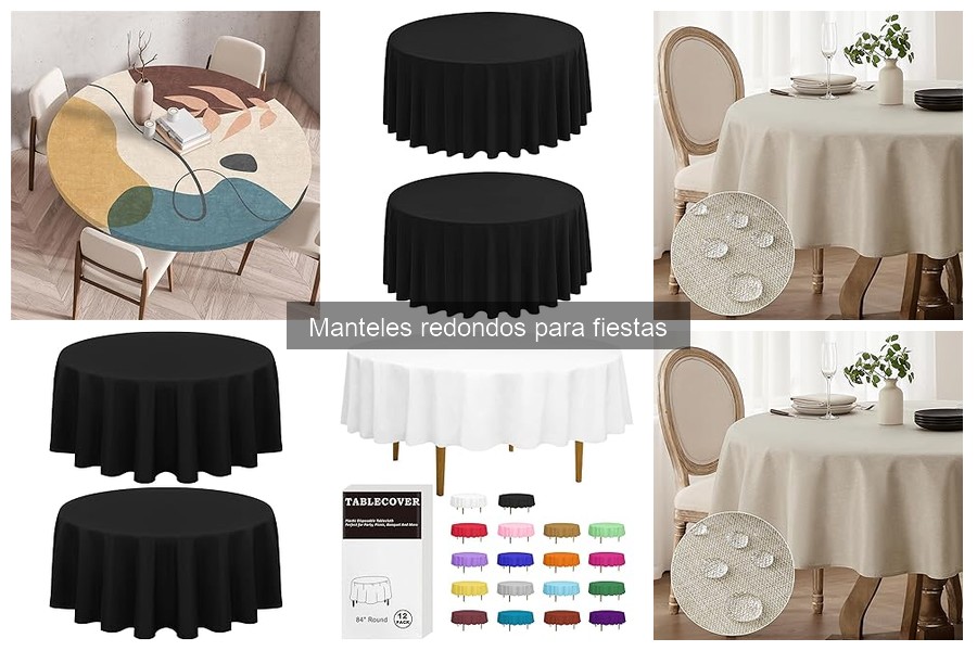 Ideas Creativas para Decorar con Manteles Redondos