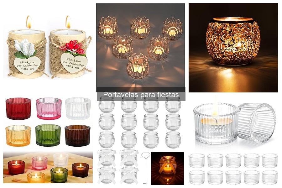 Ideas Creativas para Decorar con Portavelas en Fiestas