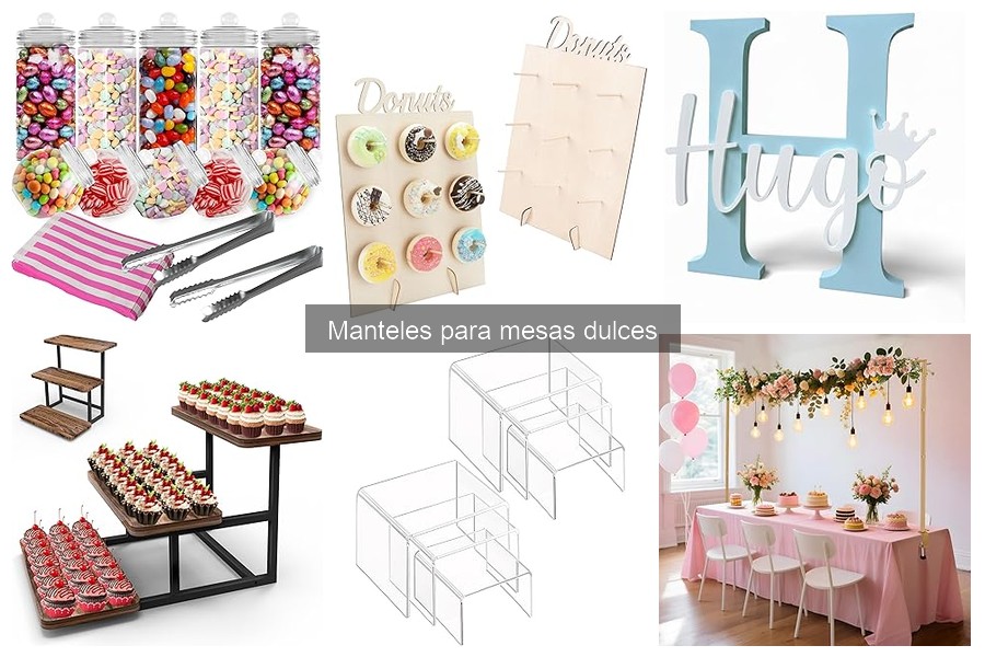 Ideas creativas para decorar mesas dulces con manteles