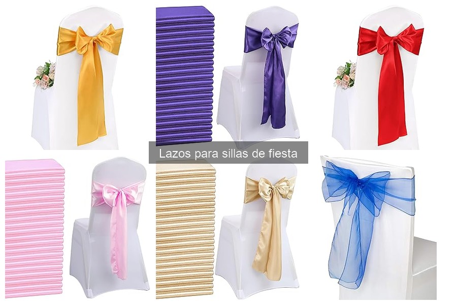 Ideas creativas para decorar sillas con lazos en fiestas